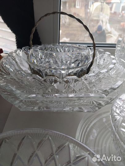 Хрусталь посуда СССР Чехословакия