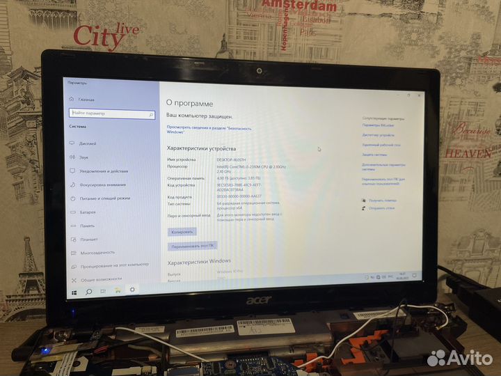 Acer Aspire 5750g на запчасти