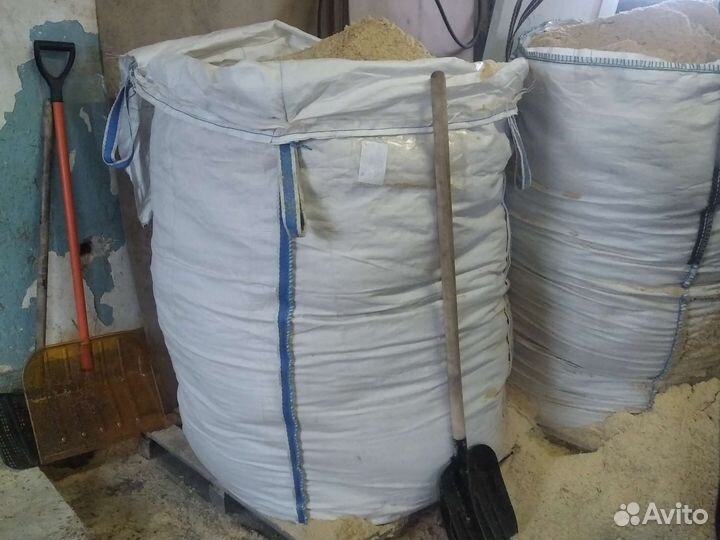 Опилки стружка в мешках
