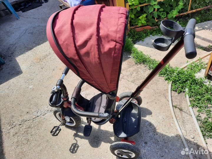 Детский велосипед с ручкой бу