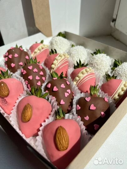 Клубника в шоколаде подарок букет