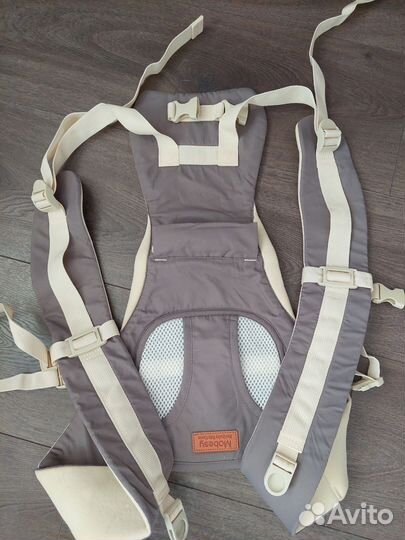 Эрго рюкзак хипсит кенгуру Серый 0-36 мес