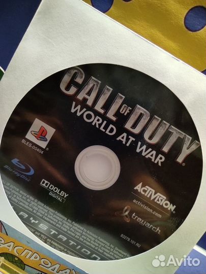 Игра Call of Duty World AT War для PS3