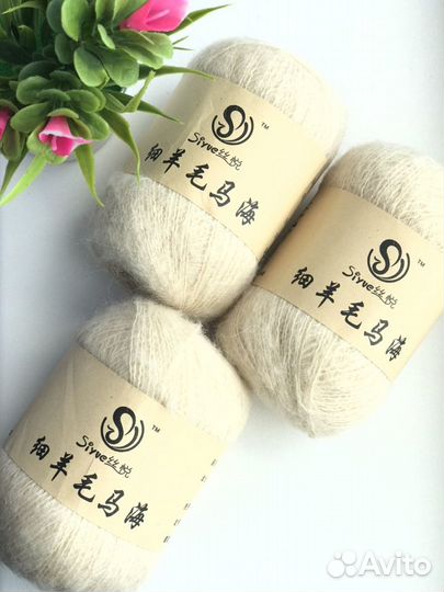 Пряжа Мохер