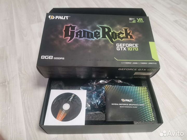 Palit GeForce GTX 1070 Game Rock 8gb