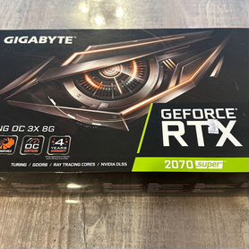 Видеокарта RTX Gigabyte 2070 Super Gaming OC X3