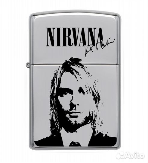 Зажигалка Ziрpо 200 Kurt Cobain новая