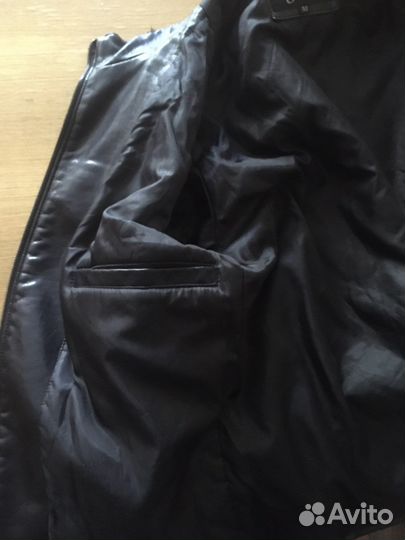 Эко-кожаная куртка мужская