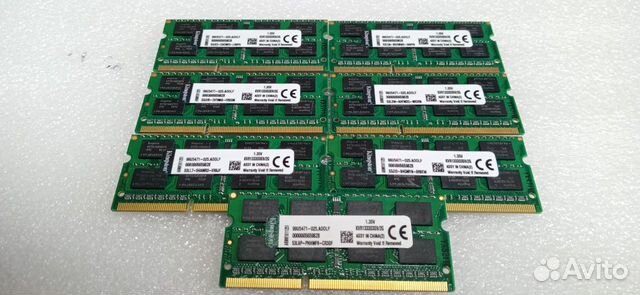 Оперативная память sodimm DDR 3 и 3L 2GB ноутбука