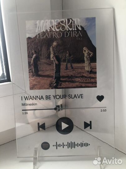 Spotify постер Maneskin-«I wanna be your slave»