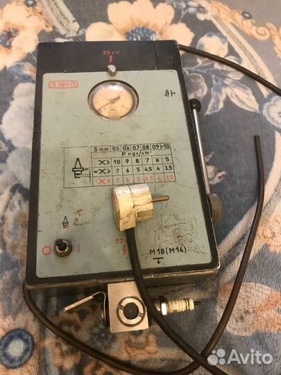 Прибор проверки свечей зажигания под давлением Э20