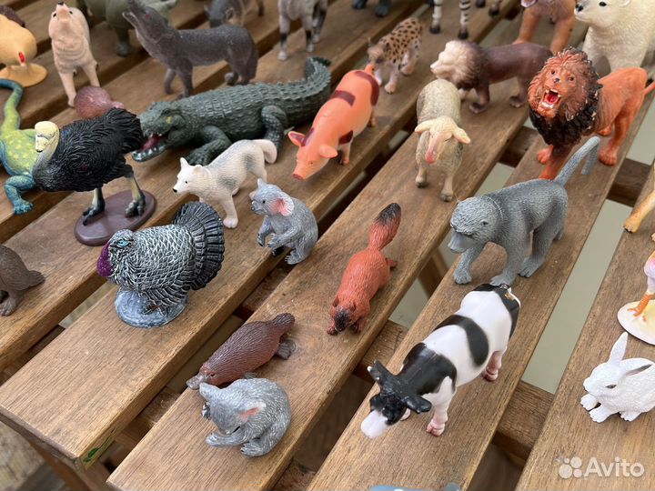 Игрушки фигурки животных