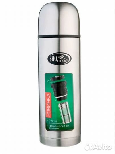 Термос биосталь-охота 1,0 л