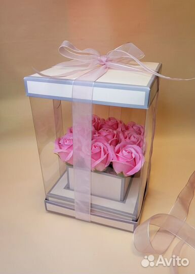 Розы из мыла