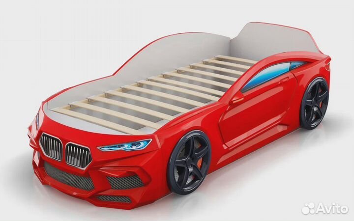 Детская кровать машинка