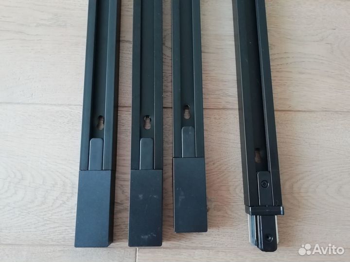 Трековый шинопровод для освещения 2 м черный