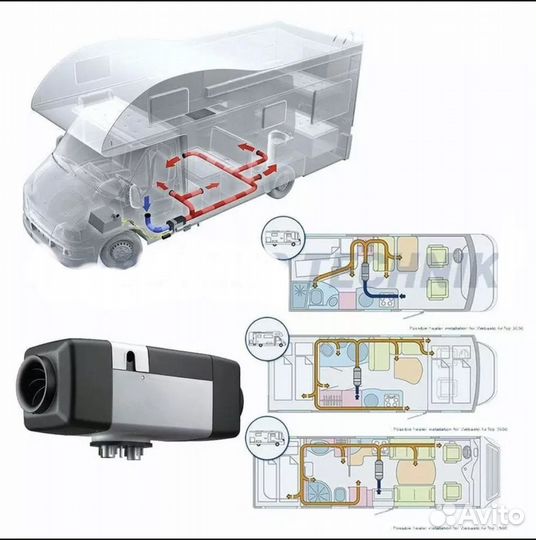 Webasto air top 2000 stc дизель, бензин