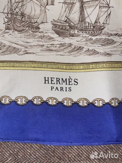 Винтажный Платок Hermes винтаж оригинал