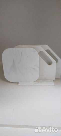 Разделочная доска с подставкой из искусствен камня