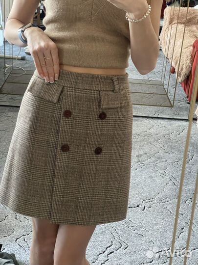 Юбка короткая из твидовой ткани old money