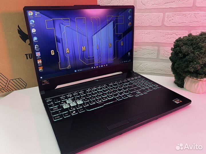 Топ ноутбук Asus Tuf A15/Ryzen7-4800H/GTX 1650Ti