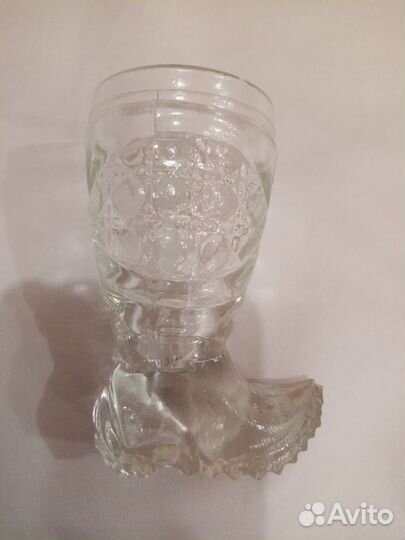 Хрустальная рюмка, сапожок СССР