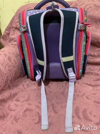 Портфель для девочки твердый Кукла 