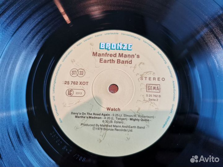 Manfred Mann's Earth Band – Watch (1978) - Germany