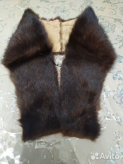 Воротник норковый СССР пломба