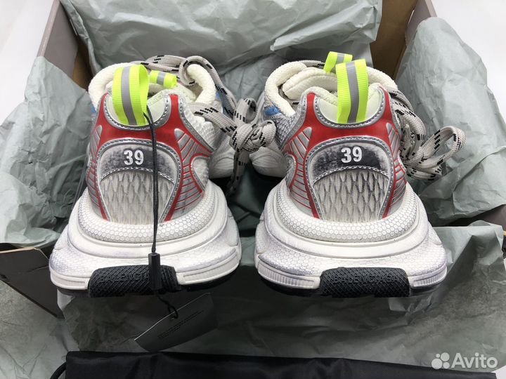 Balenciaga 3xl Sneaker Worn-Out - White Blue Red