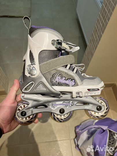 Роликовые коньки детские раздвижные