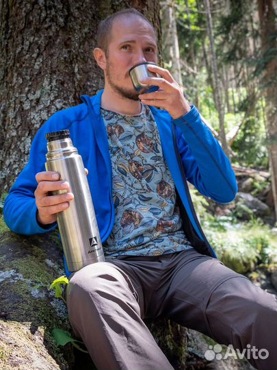 Термос Арктика с узким горлом классический