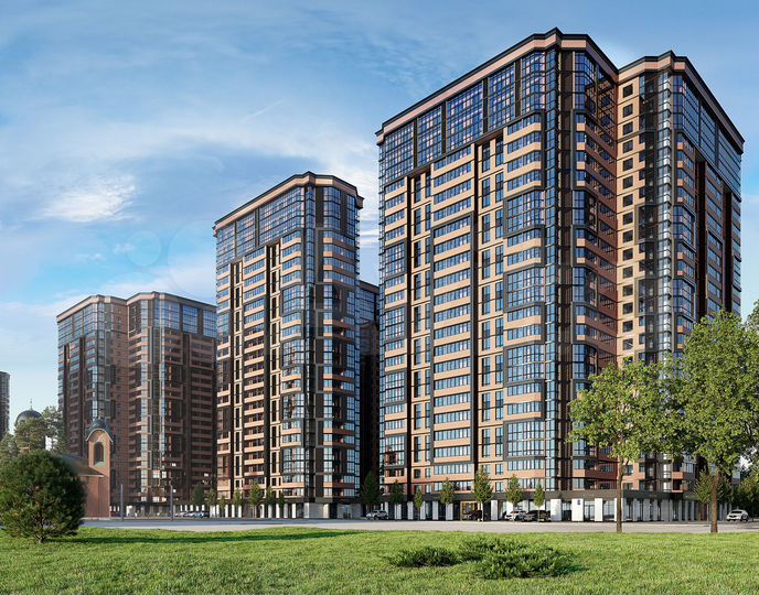 3-к. квартира, 87,7 м², 16/24 эт.