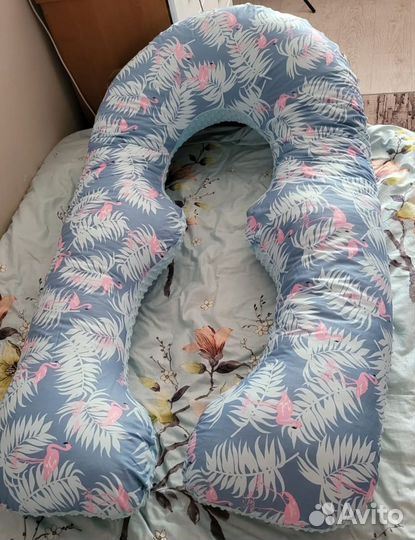 Двусторонняя ортопедическая подушка для беременных