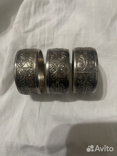 Кольца для салфеток мельхиор