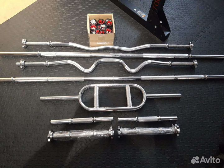 Грифы для штанги и гантелей Декатлон. Новые