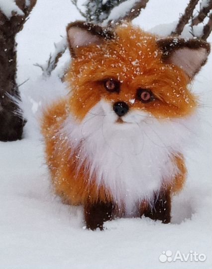 Интерьерная коллекционная игрушка Лиса