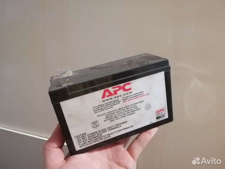 Батарея ибп, не работает, размер 15х6х9.5 см