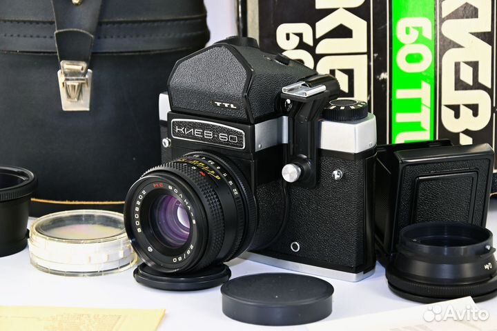 Киев-60 средний формат пленочный фотоаппарат СССР