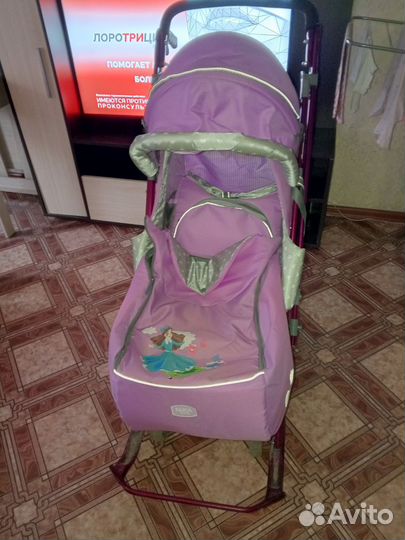 Детские зимние санки