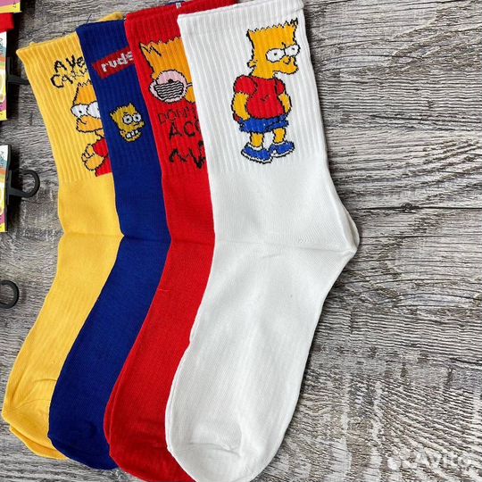 Носки Симпсоны