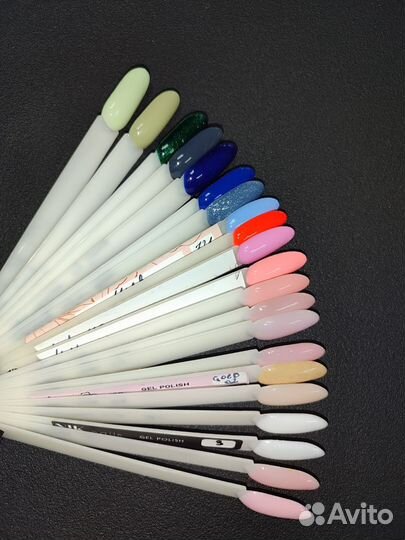 Гель лаки и цветные базы для маникюра