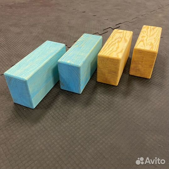 Блок для йоги из дерева, гимнастический кирпич