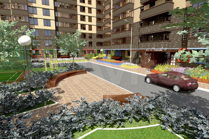 1-к. квартира, 40,1 м², 9/17 эт.