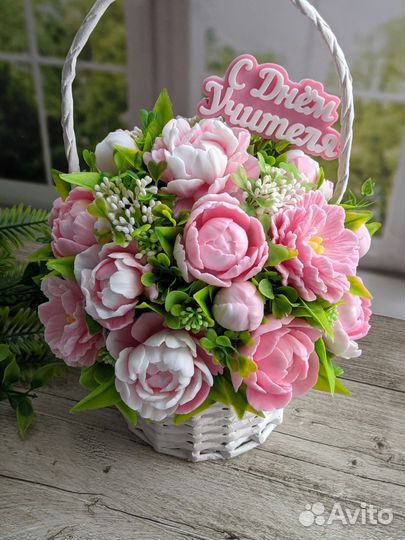 Букет цветов из мыла