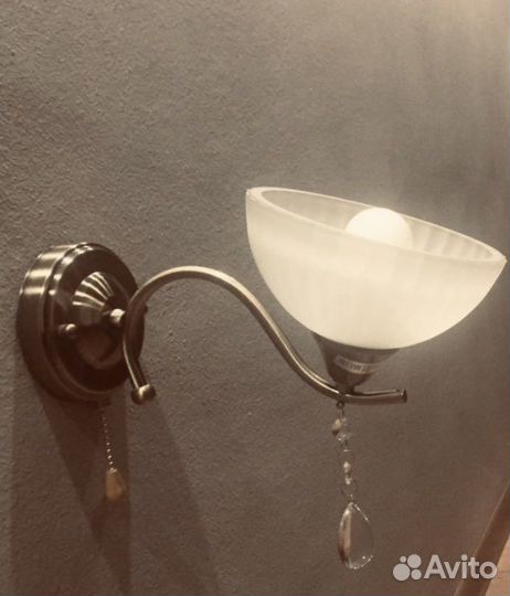 Настенный светильник бра бронза