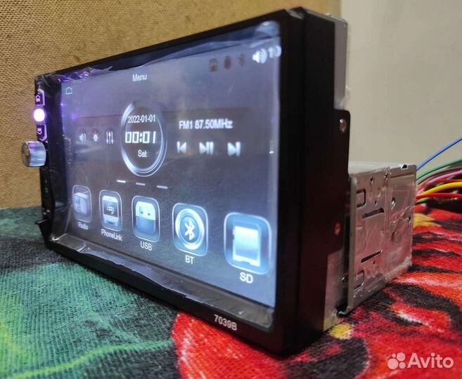 Автомагнитола 1 din/7 дюймов