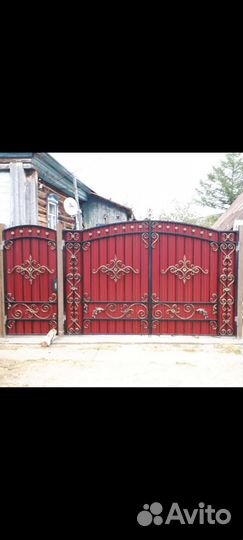 Кованные ворота, ограды,мангалы, итд