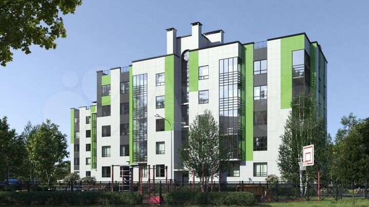 2-к. квартира, 56,9 м², 5/5 эт.