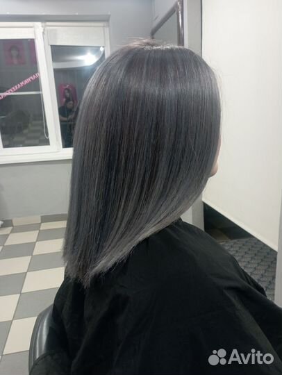 Окрашивание волос в тон. Аиртач. Мелирование